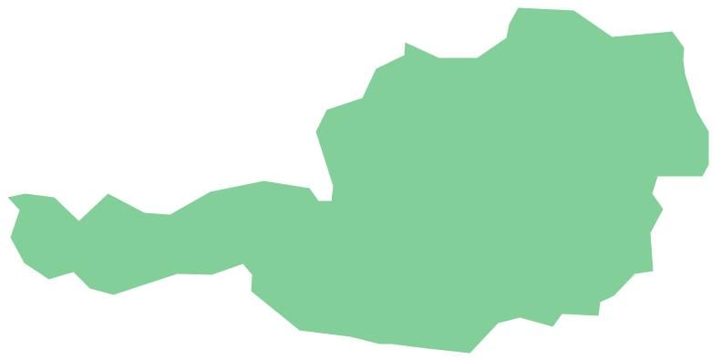 австрија векторска мапа