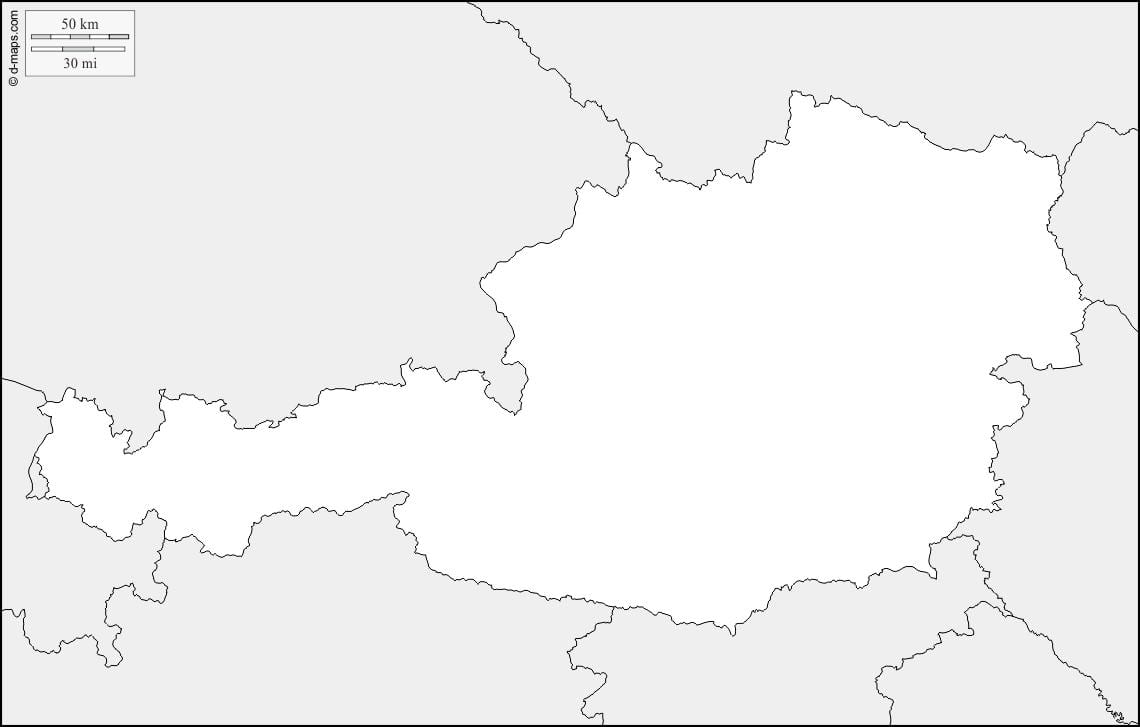 карта на австрија мапата за преглед