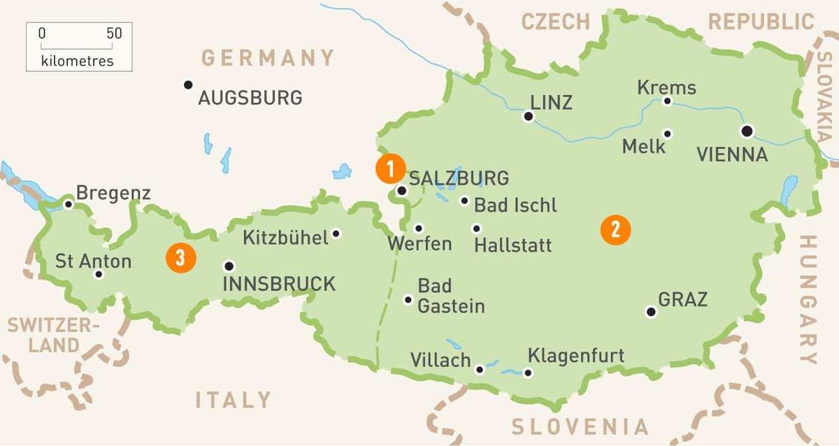 карта на bregenz австрија