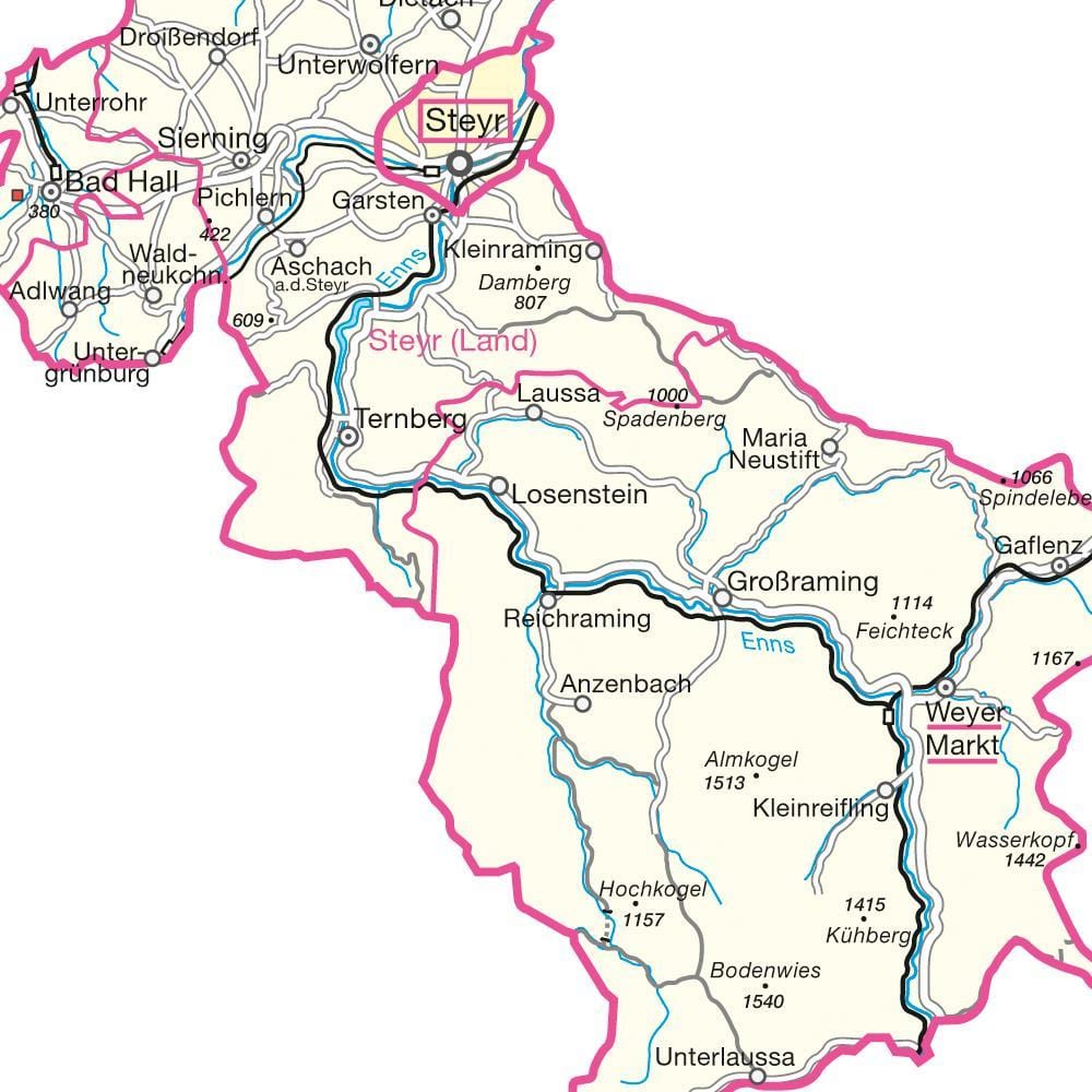 карта на steyr австрија