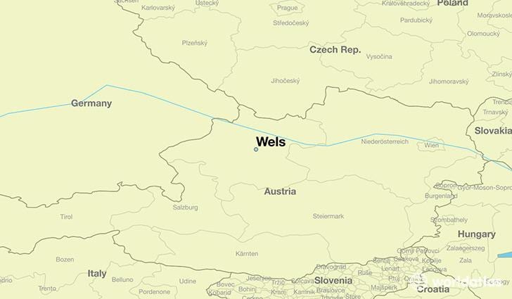 карта на wels австрија
