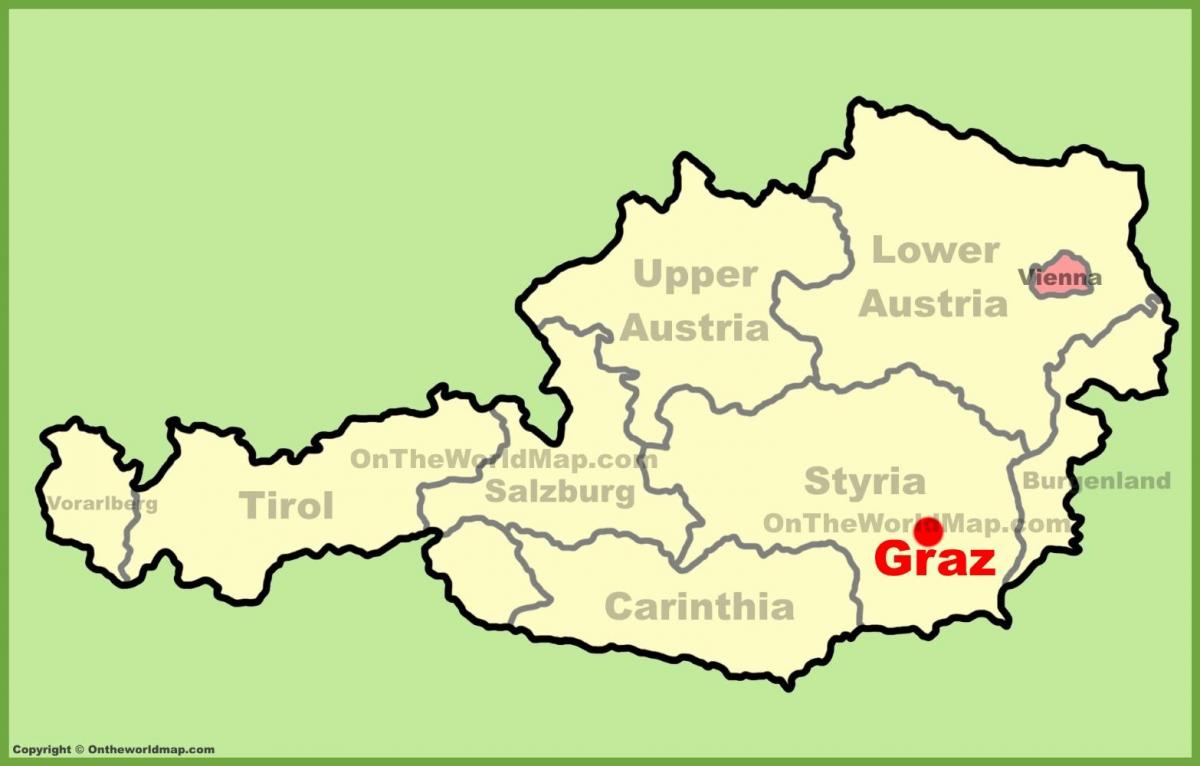 карта на грац австрија