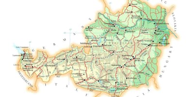 Карта на австрија кота