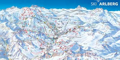 Карта на arlberg австрија