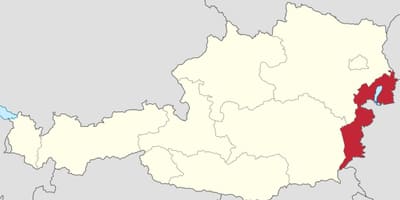 Карта на burgenland австрија