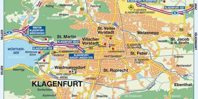 Карта на klagenfurt австрија