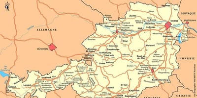 Карта на wien австрија