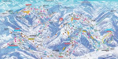 Австрија ски карта