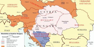 Австрија унгарија мапата 1900
