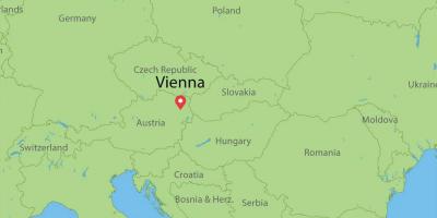 Виена, австрија мапата на светот